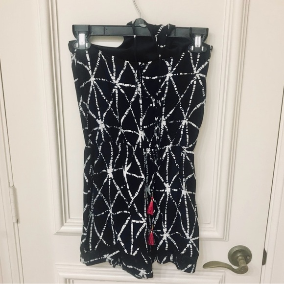 Karina Grimaldi Backless Halter Romper XS